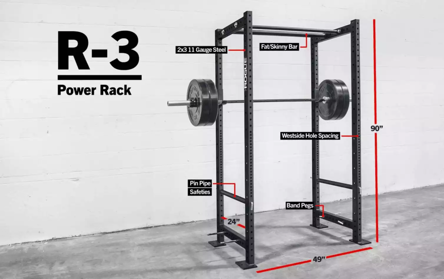 Rogue Bolt-Together R-3 Power Rack