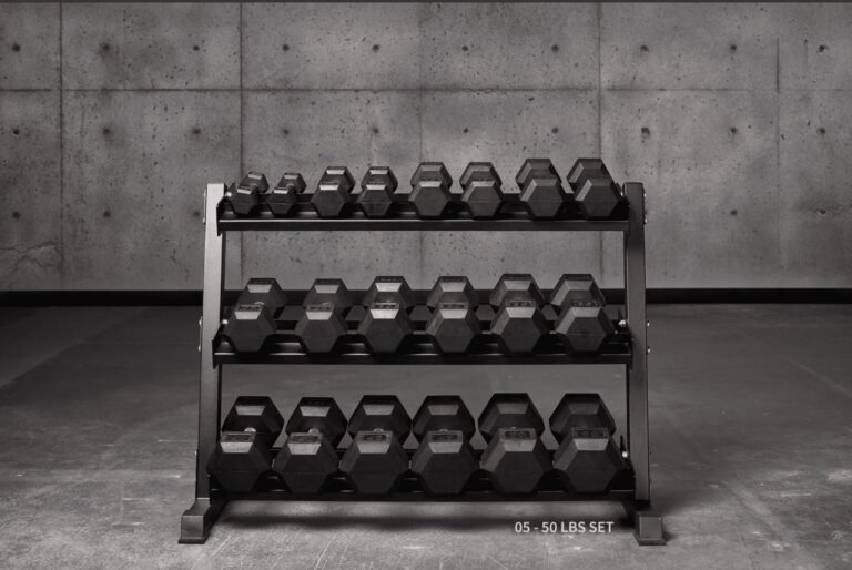 REP Rubber Hex Dumbbell Sets