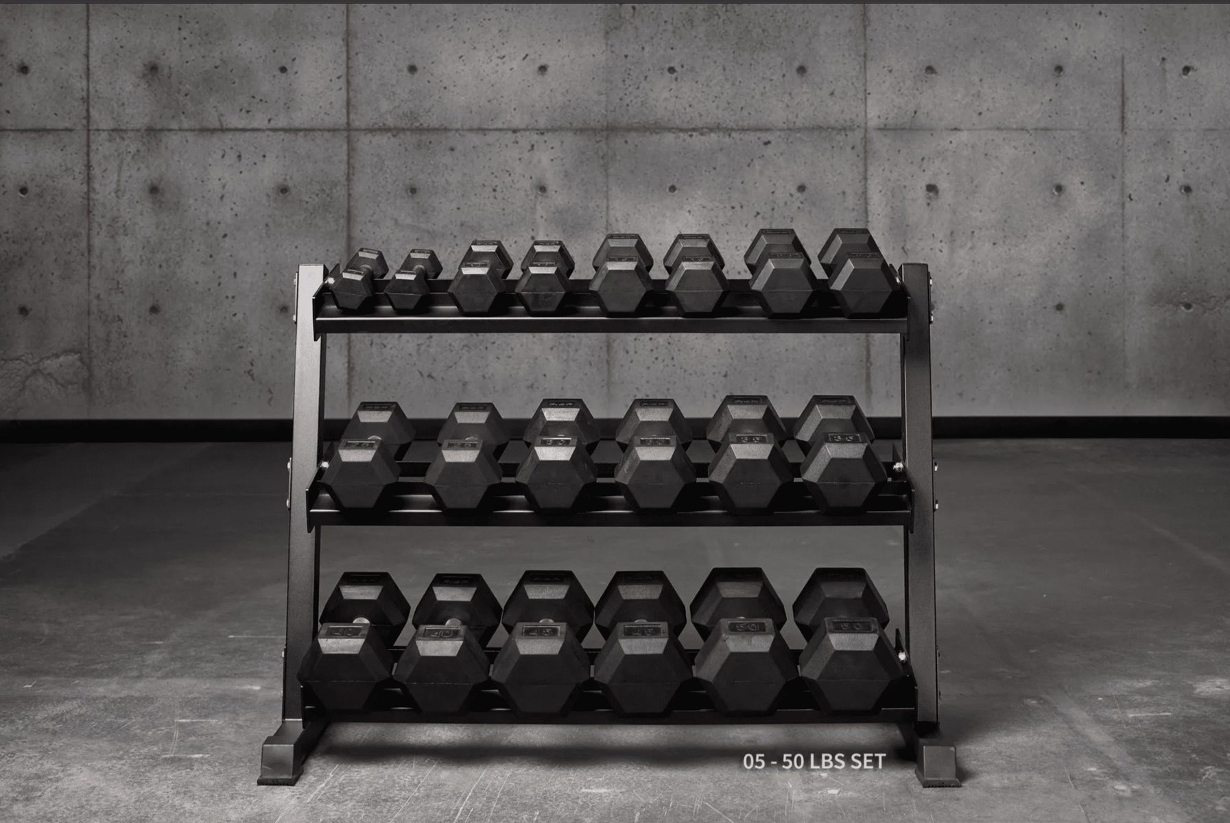 REP Rubber Hex Dumbbell Sets