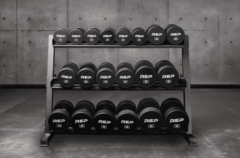 REP Urethane Coated Round Dumbbell Sets