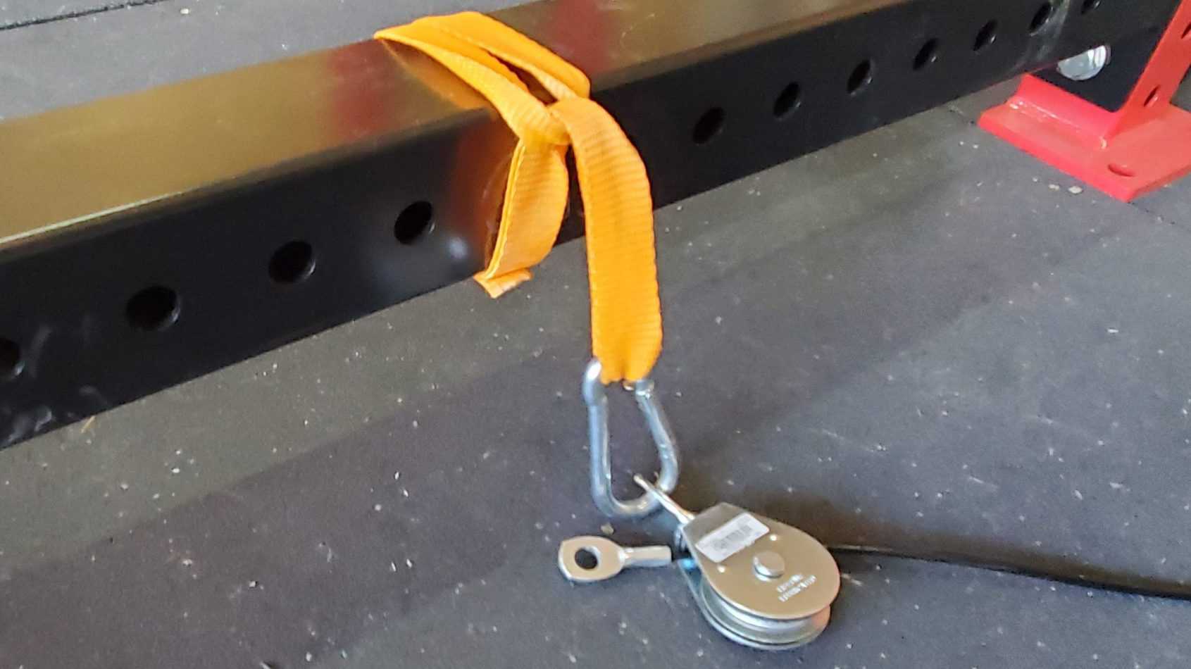 diy low pulley for home gym
