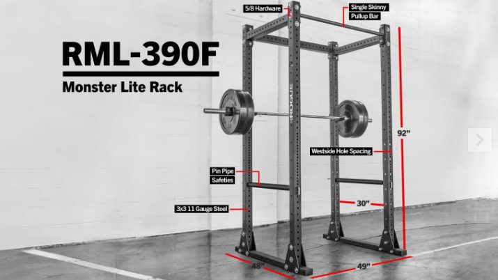 RML-390F FLAT FOOT MONSTER LITE RACK