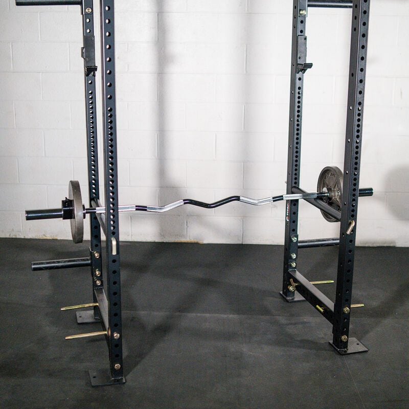 Titan Rackable Ez Curl Bar