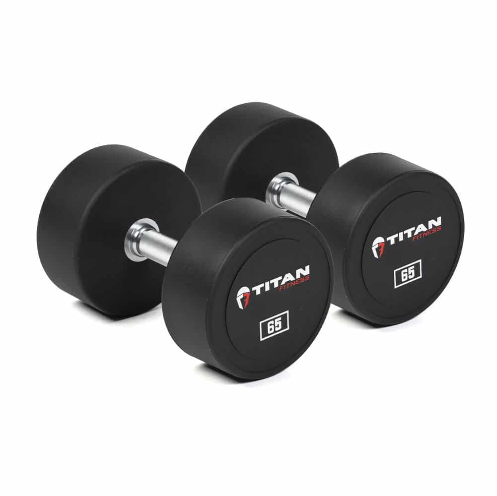 Titan Round Urethane Dumbbells