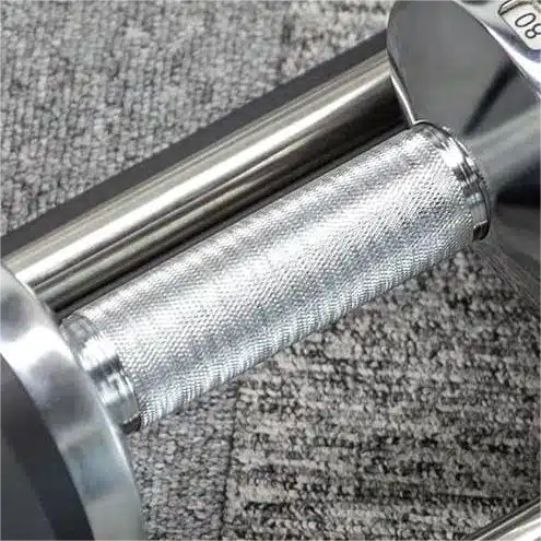 electroplated knurl handles