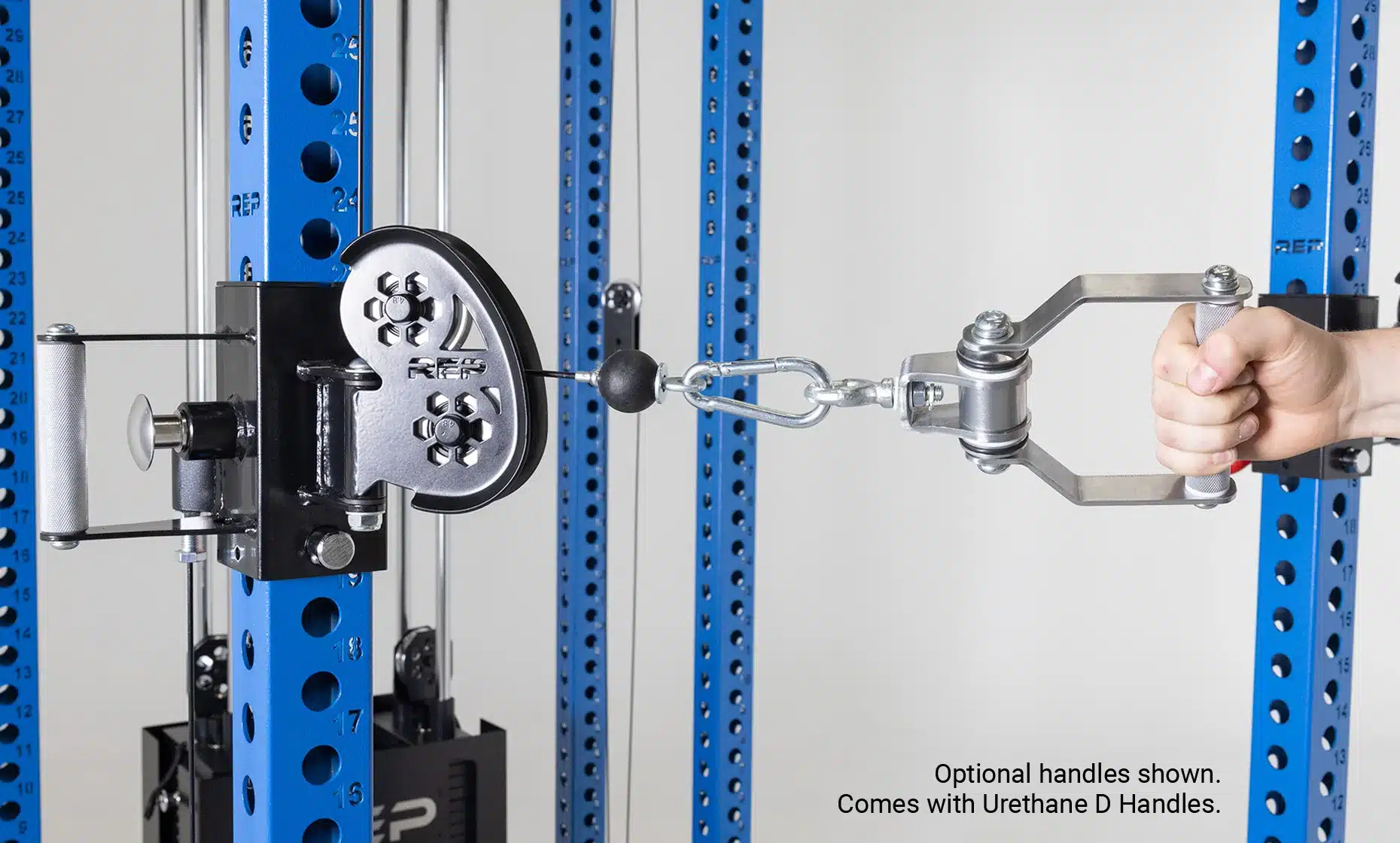 showing off the ares sliding adjustable pulleys
