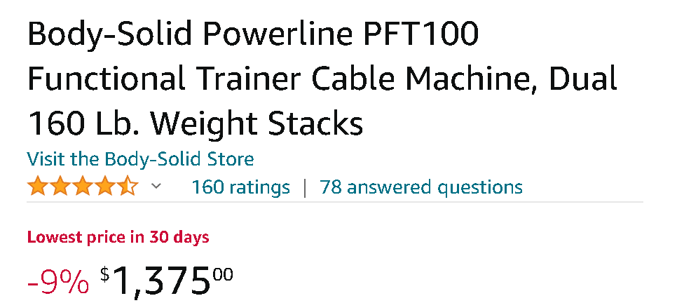 body solid price and reviews