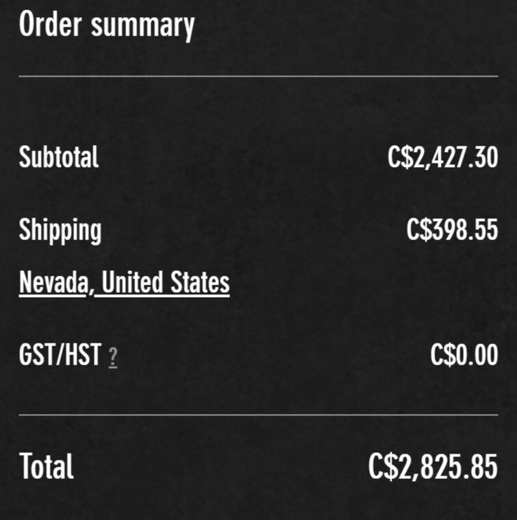 cost of pepin fast series dumbbells with shipping costs included