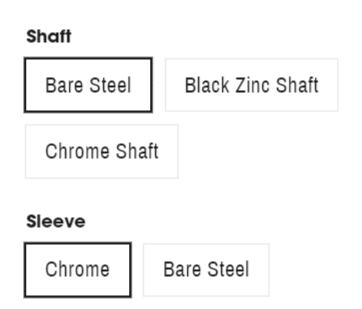 finish options for texas deadlift bar