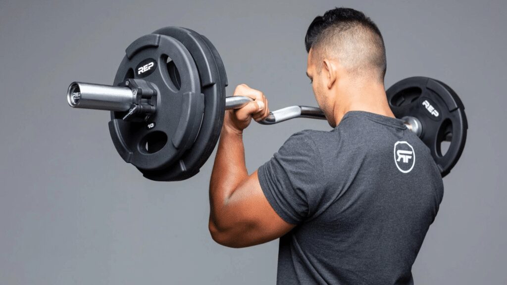 rep olympic ez curl bar