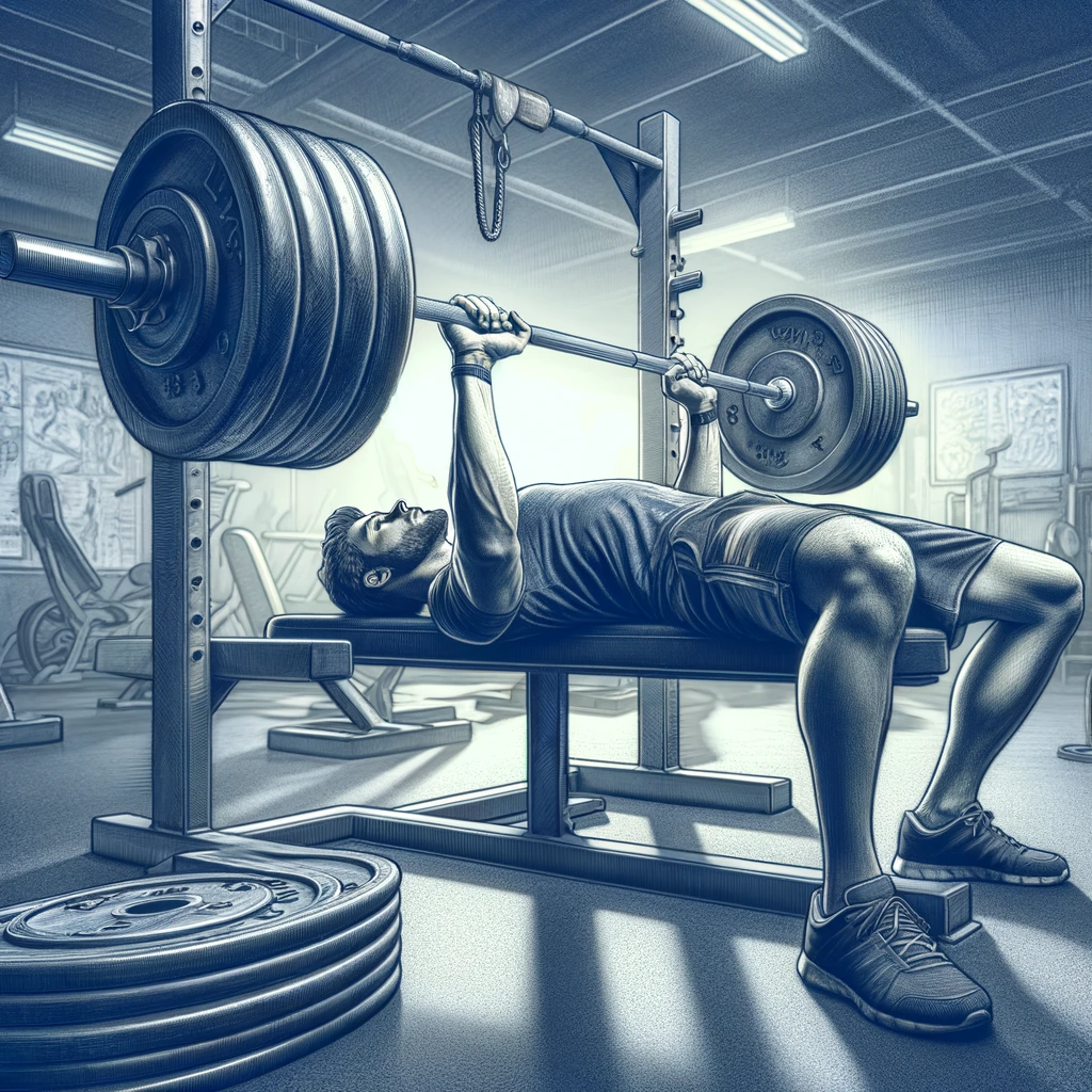 Here's the image capturing the essence of a man getting stronger rapidly, in a wide 16:9 aspect ratio. The scene dynamically illustrates the transformation and growth of strength.