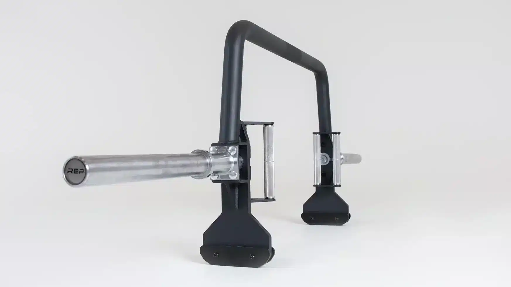 rep open trap bar using deadlift jack