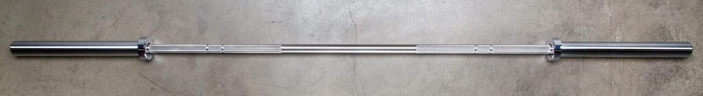 bar with no center knurl