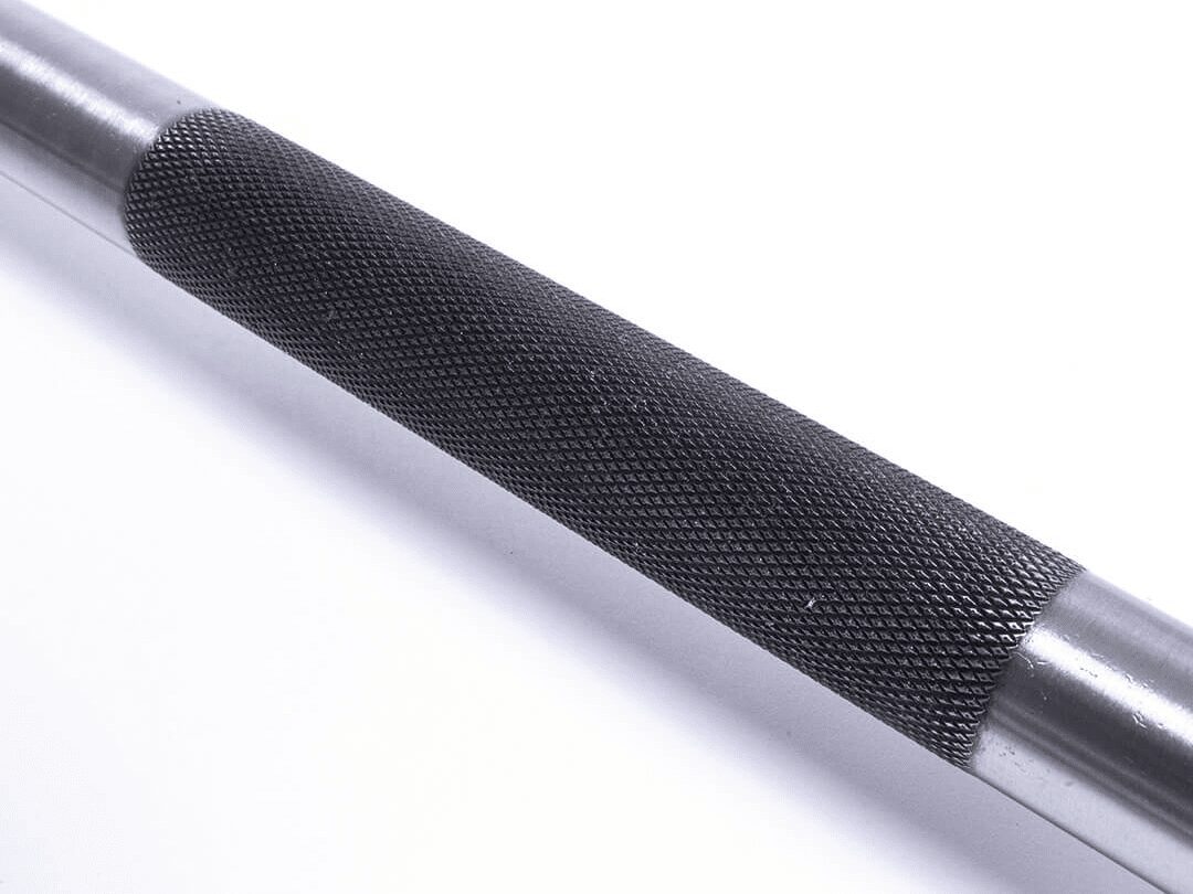 raw steel center knurl