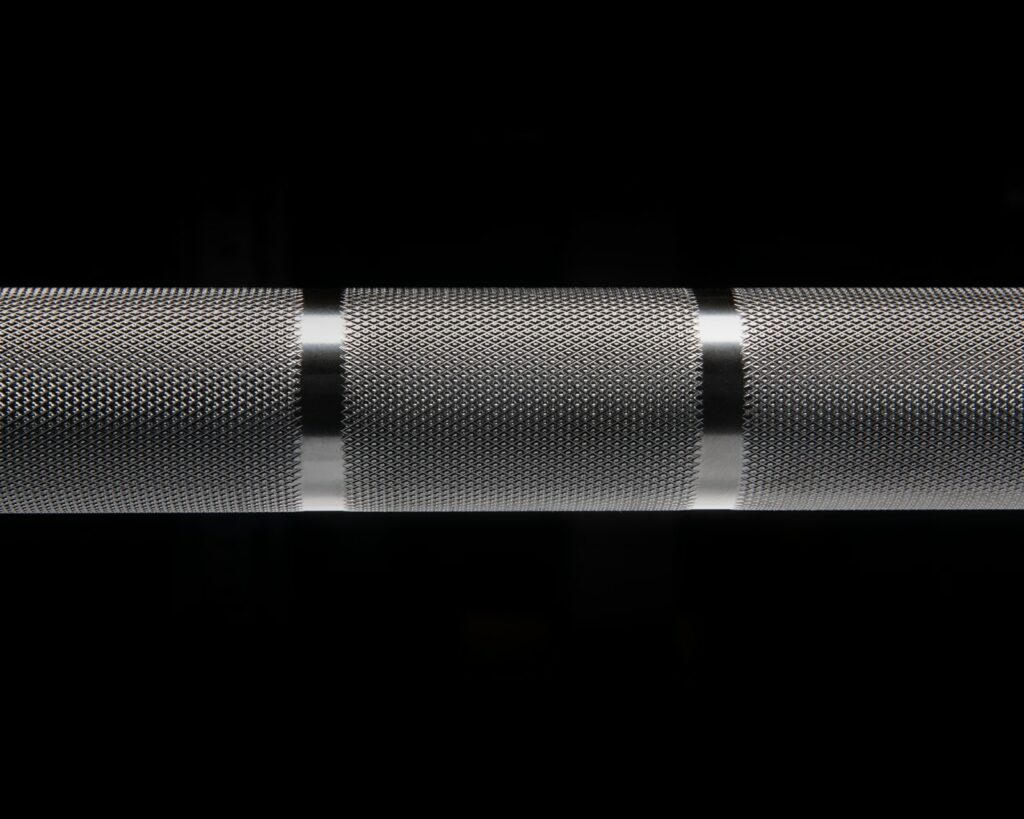 rogue bar dual knurl marks