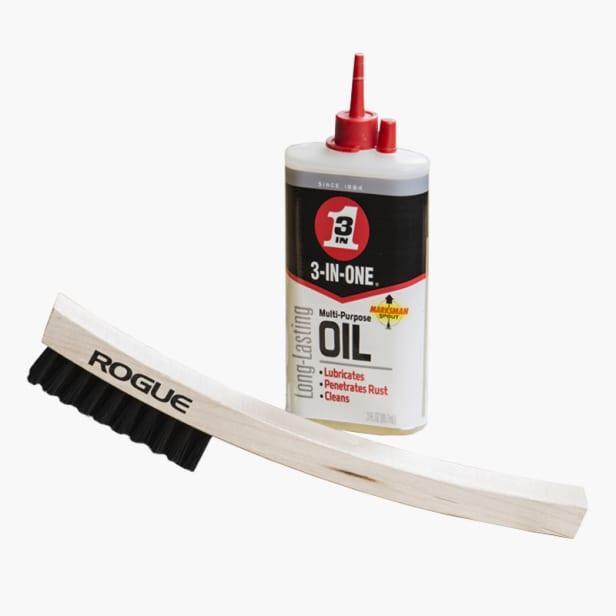 3 in 1 oil and nylon brush for cleaning barbells