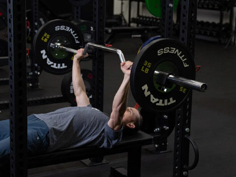 Titan Cambered Bench Press Bar