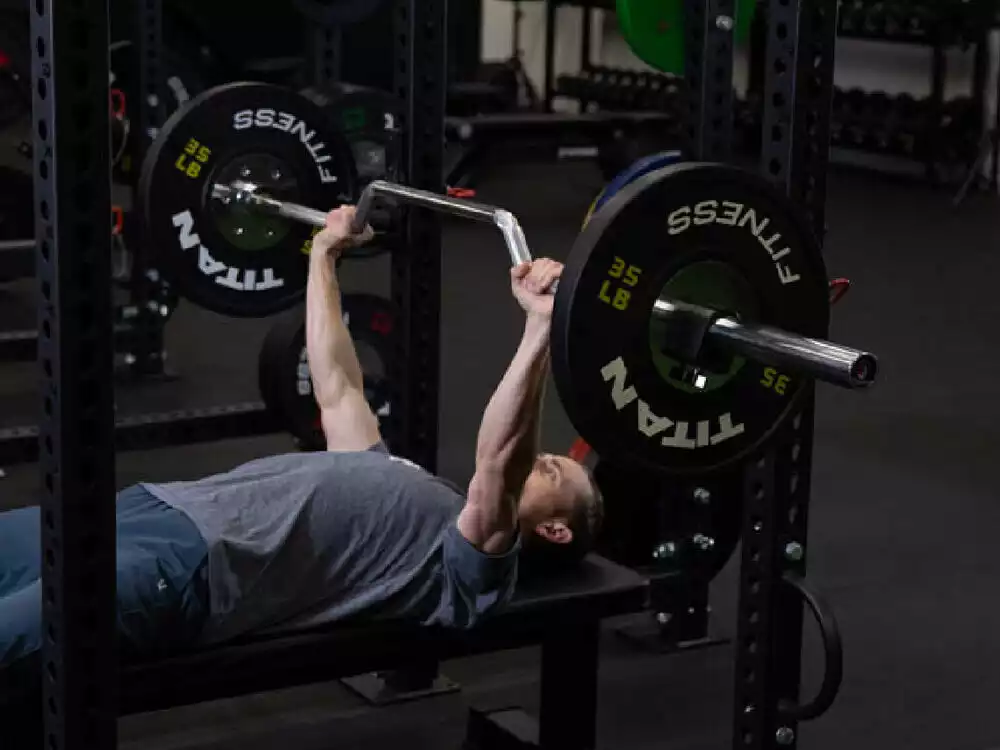 Titan Cambered Bench Press Bar