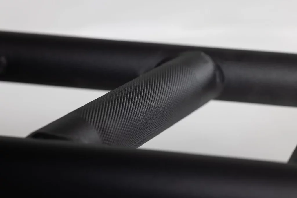 knurled handles of the rep swiss bar