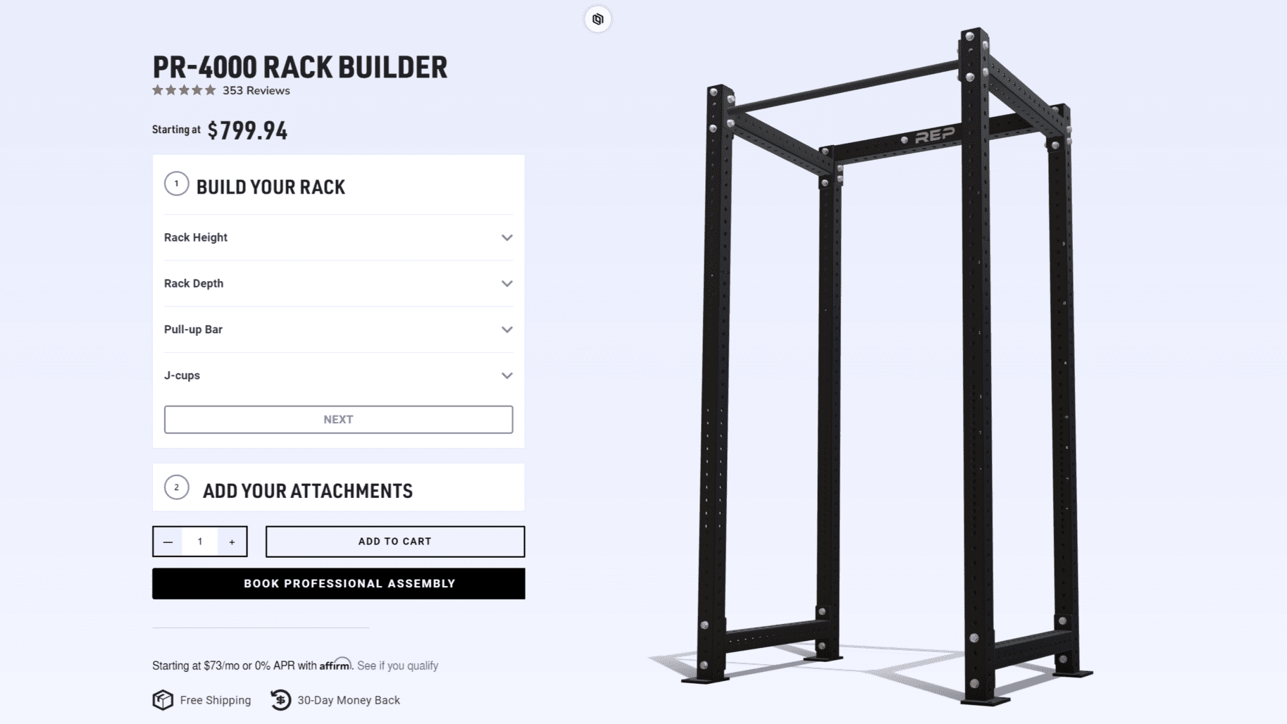 pr4000 power rack builder edited