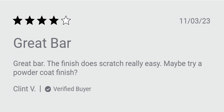 rep ssb finish testimonial