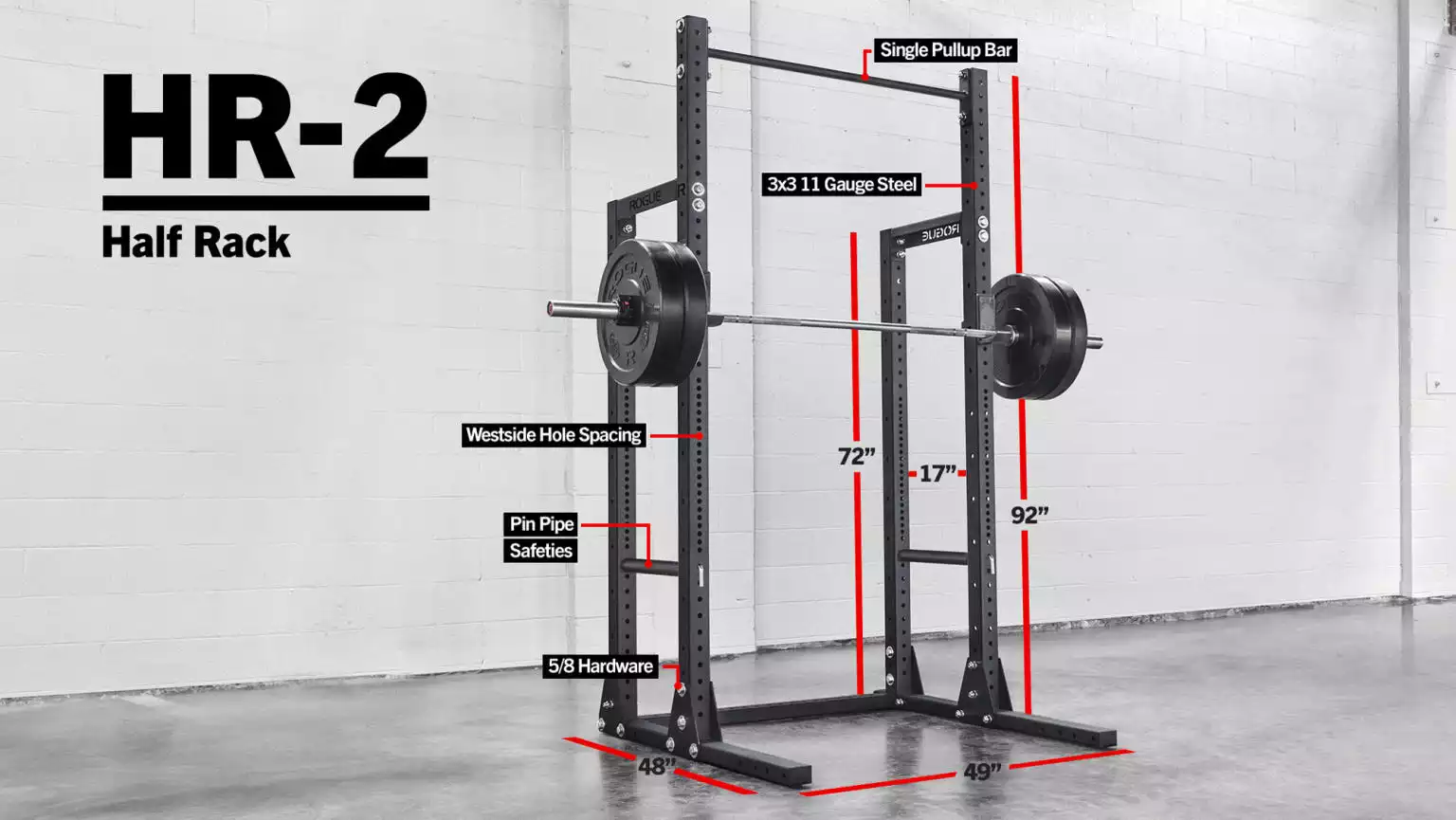 Rogue HR-2 Half Rack