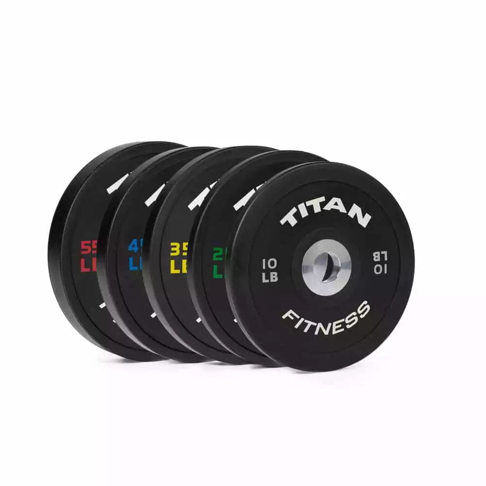 Titan Elite Classic Black Bumper Plates